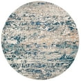 thumbnail image 1 of SAFAVIEH Madison Kebo Abstract Area Rug, Grey/Blue, 3' x 3' Round, 1 of 8