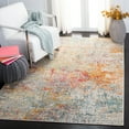 thumbnail image 1 of SAFAVIEH Madison Kebo Abstract Area Rug, Grey/Turquoise, 4' x 6' - Modern Design, Grey & Turquoise, Ideal for Living Room, Bedroom, Dining Space, Entryway, Bathroom, Bedside, 1 of 16