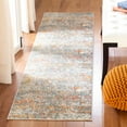 thumbnail image 1 of SAFAVIEH Madison Kebo Abstract Runner Rug, Grey/Orange, 2'2" x 14' - Modern Design, Grey & Orange, Ideal for Living Room, Bedroom, Dining Space, Entryway, Hallway, Kitchen, 1 of 11