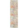 thumbnail image 1 of SAFAVIEH Madison Kebo Abstract Runner Rug, Grey/Turquoise, 2'2" x 8', 1 of 8