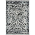 thumbnail image 1 of SAFAVIEH Madison Kirsteen Floral Bordered Area Rug, Light Grey/Blue, 4' x 6', 1 of 4