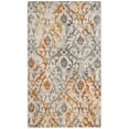 thumbnail image 1 of SAFAVIEH Madison Laila Damask Area Rug, Cream/Orange, 2'3" x 4', 1 of 5