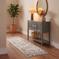 thumbnail image 1 of Safavieh Madison Lanford Southwestern Runner Rug, Blue/Yellow, 2'2" x 6', 1 of 14