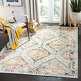 thumbnail image 1 of SAFAVIEH Madison Lanford Vintage Geometric Area Rug, Blue/Yellow, 8' x 10', 1 of 11
