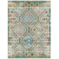 thumbnail image 1 of SAFAVIEH Madison Lanford Vintage Geometric Area Rug, Green/Beige, 9' x 12', 1 of 9