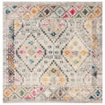 thumbnail image 1 of SAFAVIEH Madison Lanford Vintage Geometric Area Rug, Grey/Yellow, 5' x 5' Square, 1 of 9