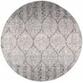 thumbnail image 1 of SAFAVIEH Madison Leighton Geometric Area Rug, Grey/Ivory, 4' x 4' Round, 1 of 8