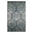 thumbnail image 1 of SAFAVIEH Madison Leighton Geometric Area Rug, Navy/Silver, 6'7" x 9'2", 1 of 3
