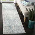 thumbnail image 1 of SAFAVIEH Madison Leighton Geometric Runner Rug, Cream/Turquoise, 2'3" x 8', 1 of 10