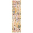 thumbnail image 1 of SAFAVIEH Madison Marais Abstract Runner Rug, Beige/Yellow, 2'3" x 8', 1 of 7