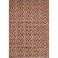 thumbnail image 1 of SAFAVIEH Madison Natasha Geometric Floral Area Rug, Fuchsia/Gold, 5'1" x 7'6", 1 of 6