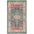 thumbnail image 1 of SAFAVIEH Madison Nikeisha Floral Area Rug, Blue/Multi, 2'3" x 3'11", 1 of 7