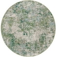 thumbnail image 1 of SAFAVIEH Madison Nita Abstract Area Rug, Green/Blue, 6'7" x 6'7" Round, 1 of 7