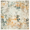 thumbnail image 1 of SAFAVIEH Madison Nita Vintage Floral Area Rug, Grey/Beige, 10' x 10' Square, 1 of 9