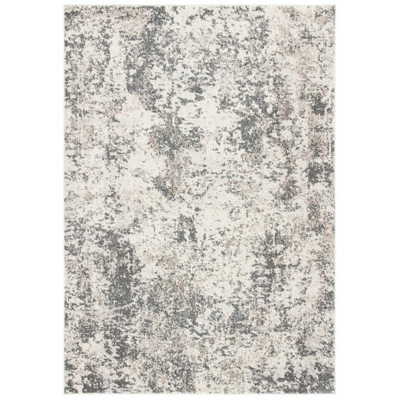 SAFAVIEH Madison Nita Vintage Floral Area Rug, Grey/Ivory, 3' x 5'