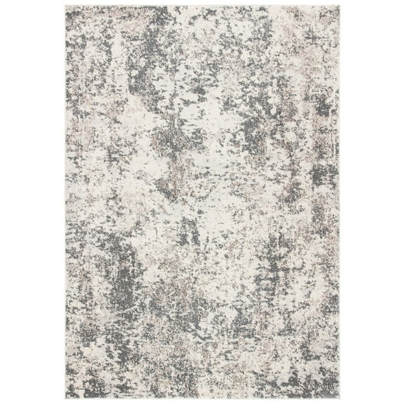 SAFAVIEH Madison Nita Vintage Floral Area Rug, Grey/Ivory, 6' x 9'