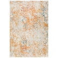 thumbnail image 1 of SAFAVIEH Madison Nita Vintage Floral Area Rug, Ivory/Orange, 6' x 9', 1 of 9