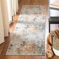 thumbnail image 1 of SAFAVIEH Madison Nita Vintage Floral Runner Rug, Grey/Beige, 2'2" x 14', 1 of 10