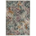 thumbnail image 1 of SAFAVIEH Madison Ognen Overdyed Geometric Area Rug, Light Grey/Fuchsia, 4' x 6', 1 of 9