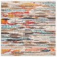 thumbnail image 1 of SAFAVIEH Madison Orlando Abstract Area Rug, Ivory/Multi, 6'7" x 6'7" Square, 1 of 8