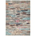 thumbnail image 1 of SAFAVIEH Madison Orlando Abstract Distressed Area Rug, Grey/Turquoise, 3' x 5', 1 of 8