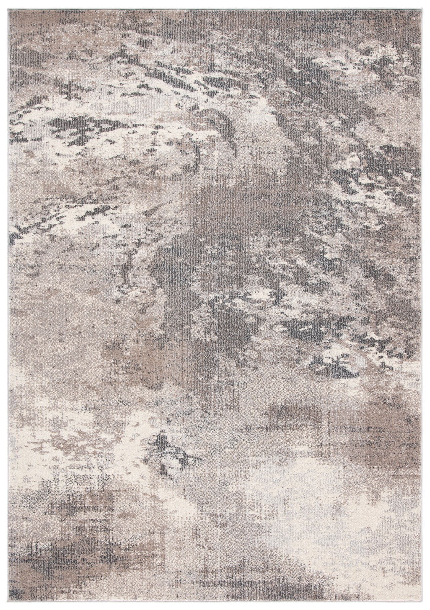 SAFAVIEH Madison Oscar Abstract Distressed Area Rug, Beige/Grey, 5'3" x 7'6" - image 1 of 8