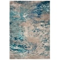 thumbnail image 1 of SAFAVIEH Madison Oscar Abstract Distressed Area Rug, Blue/Grey, 5'3" x 7'6", 1 of 7