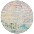 thumbnail image 1 of SAFAVIEH Madison Oscar Abstract Distressed Area Rug, Grey/Gold, 9' x 9' Round, 1 of 7