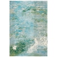 thumbnail image 1 of SAFAVIEH Madison Oscar Abstract Distressed Area Rug, Light Blue/Green, 2'2" x 4', 1 of 8