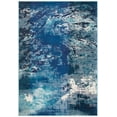 thumbnail image 1 of SAFAVIEH Madison Oscar Abstract Distressed Area Rug, Navy/Ivory, 2'2" x 4', 1 of 8