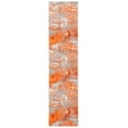 thumbnail image 1 of SAFAVIEH Madison Oscar Abstract Runner Rug, Grey/Orange, 2'2" x 10', 1 of 8