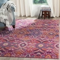 thumbnail image 1 of SAFAVIEH Madison Patton Geometric Area Rug, Fuchsia/Multi, 9' x 12', 1 of 6