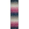 thumbnail image 1 of SAFAVIEH Madison Patton Geometric Runner Rug, Fuchsia/Multi, 2'3" x 6', 1 of 5