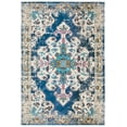 thumbnail image 1 of SAFAVIEH Madison Richmal Vintage Traditional Area Rug, Navy/Grey, 6' x 9', 1 of 8