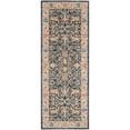 thumbnail image 1 of SAFAVIEH Madison Robina Traditional Runner Rug, Navy/Cream, 2'3" x 6', 1 of 9