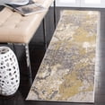 thumbnail image 1 of SAFAVIEH Madison Seanan Abstract Runner Rug, Ivory/Grey, 2' x 8', 1 of 9