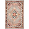 thumbnail image 1 of SAFAVIEH Madison Sonam Floral Bordered Area Rug, Grey/Fuchsia, 9' x 12', 1 of 8