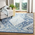 thumbnail image 1 of SAFAVIEH Madison Sophie Geometric Area Rug, Navy/Cream, 6'7" x 9'2", 1 of 7