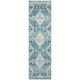 thumbnail image 1 of SAFAVIEH Madison Sophie Geometric Runner Rug, Navy/Cream, 2'3" x 12', 1 of 5