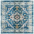 thumbnail image 1 of SAFAVIEH Madison Trenton Vintage Traditional Area Rug, Dark Blue/Light Blue, 6'7" Square, 1 of 10