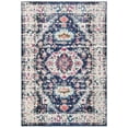 thumbnail image 1 of SAFAVIEH Madison Trenton Vintage Traditional Area Rug, Navy/Ivory, 5'3" x 7'6", 1 of 9