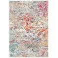 thumbnail image 1 of SAFAVIEH Madison Xanthia Vintage Abstract Area Rug, Light Blue/Orange, 2'2" x 4', 1 of 8