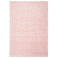 thumbnail image 1 of SAFAVIEH Madrid Miah Solid Polyester Shag Area Rug, Blush, 6'7" x 9', 1 of 7