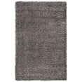 thumbnail image 1 of SAFAVIEH Madrid Miah Solid Polyester Shag Area Rug, Charcoal, 4' x 6', 1 of 8