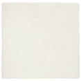 thumbnail image 1 of SAFAVIEH Madrid Miah Solid Polyester Shag Area Rug, Ivory, 5'3" x 5'3" Square, 1 of 7