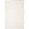 thumbnail image 1 of SAFAVIEH Madrid Miah Solid Polyester Shag Area Rug, Ivory, 5'3" x 7'6", 1 of 7