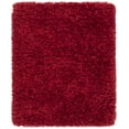 thumbnail image 1 of SAFAVIEH Madrid Miah Solid Polyester Shag Area Rug, Red, 3' x 5', 1 of 7
