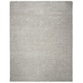 thumbnail image 1 of SAFAVIEH Madrid Miah Solid Polyester Shag Area Rug, Silver, 10'6" x 14', 1 of 7