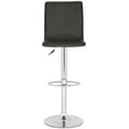 thumbnail image 1 of SAFAVIEH Magda Chrome Steel Swivel Barstool, Brown, 1 of 6