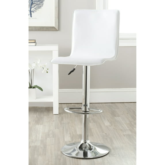 SAFAVIEH Magda Swivel Bar Stool White